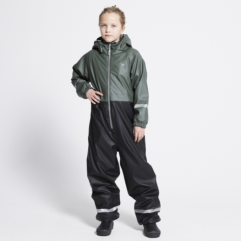 Lined rain overall "Ätran" Army Green